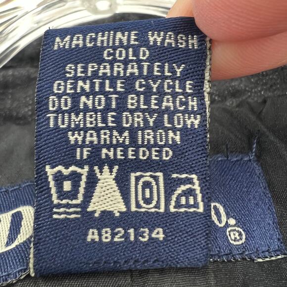 Denim & Co (M) VINTAGE 90s Womens Black Floral Embroidered Button Up Jean Jacket - Picture 9 of 9